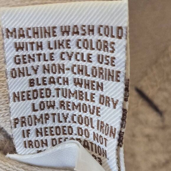 Vintage Havana Womens Button Front Burnout Oversized Sherpa Shacket Beige Medium - Picture 10 of 11